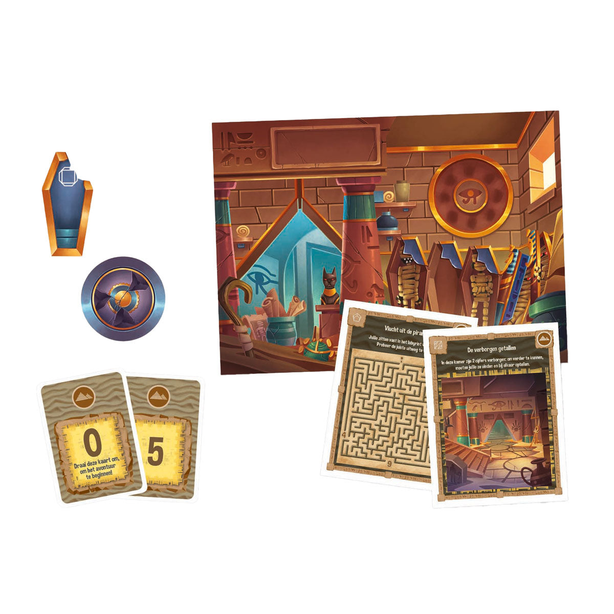 Clementoni Pocket Escape Game – Die Pyramide des Pharaos