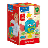 Clementoni baby vogel bank met munten, 9dlg.