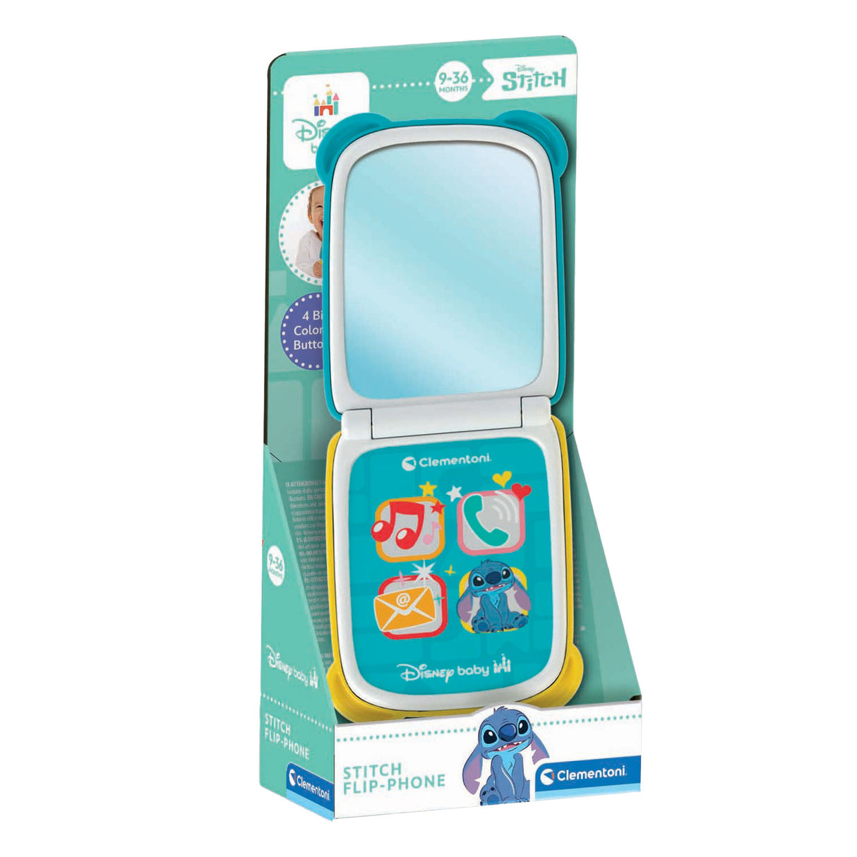 Clementoni Baby Disney Stitch Telefon faltbar