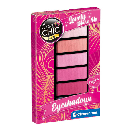 Clementoni Crazy Chic Lidschatten im romantischen Stil, 8 Stk.