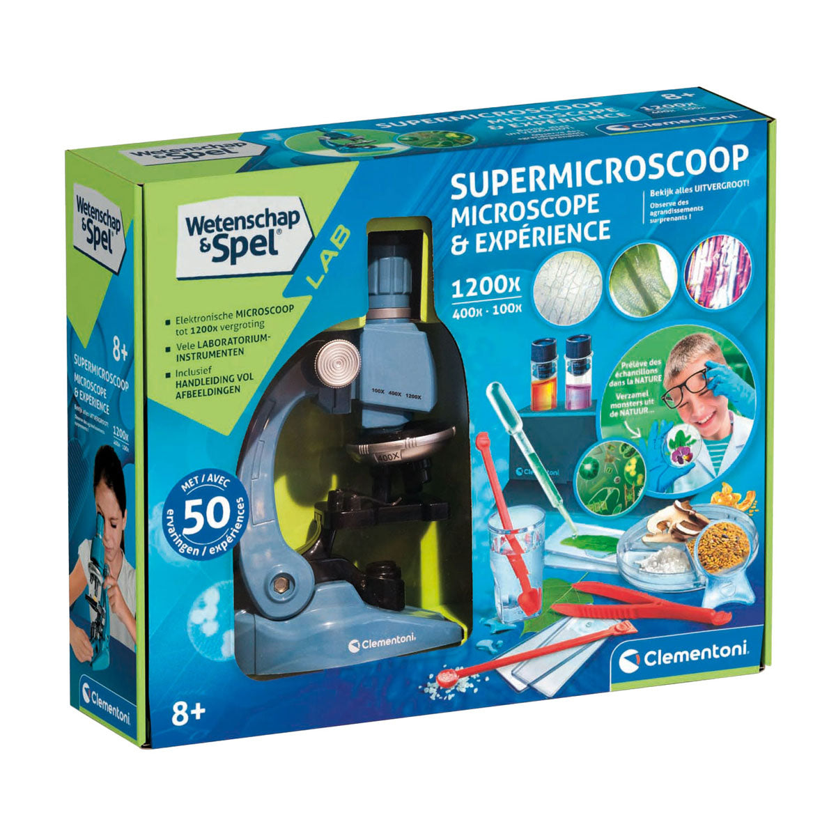 Clementoni Wissenschaft und Spiele – Supermikroskop