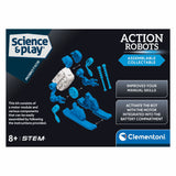 Clementoni Wissenschaftsspiel Actionroboter – Skifahrer