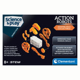 Clementoni – Läuferroboter – Wissenschaftsspiel – Stimmspielzeug – Bausatz – ab 8 Jahren