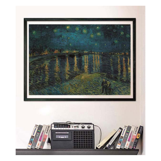 Clementoni Puzzle Kunstwerke Sternennacht über der Rhône, 1000 Teile.