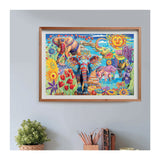 Clementoni Puzzle-Kunstwerk Elefantenkarneval, 500 Teile.
