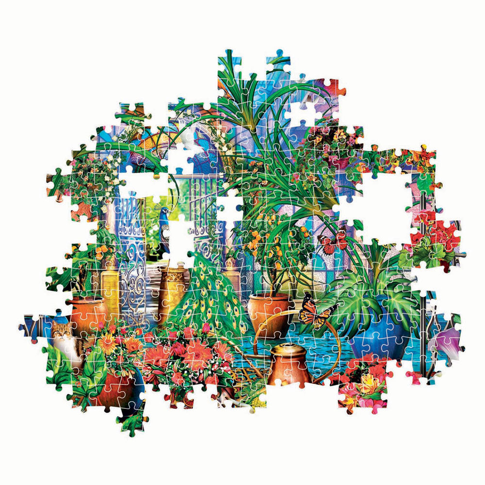 Clementoni Puzzle Kunstwerke Die Gewächshauswärter, 500 Teile.