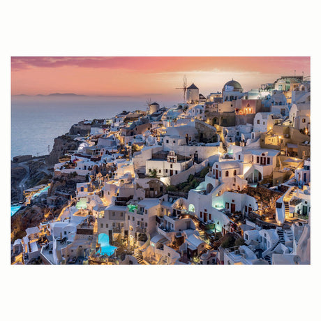 Clementoni Puzzle Shades of Santorini, 1000 Teile.