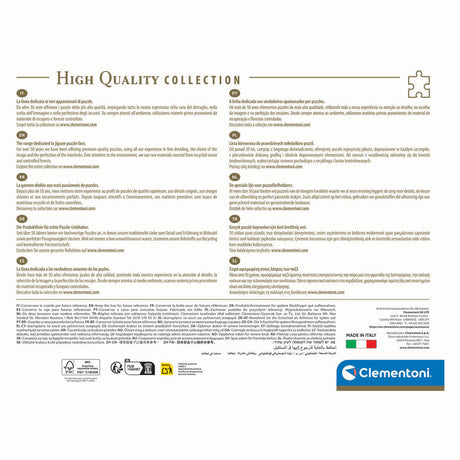 Clementoni Puzzle Shades of Santorini, 1000 Teile.