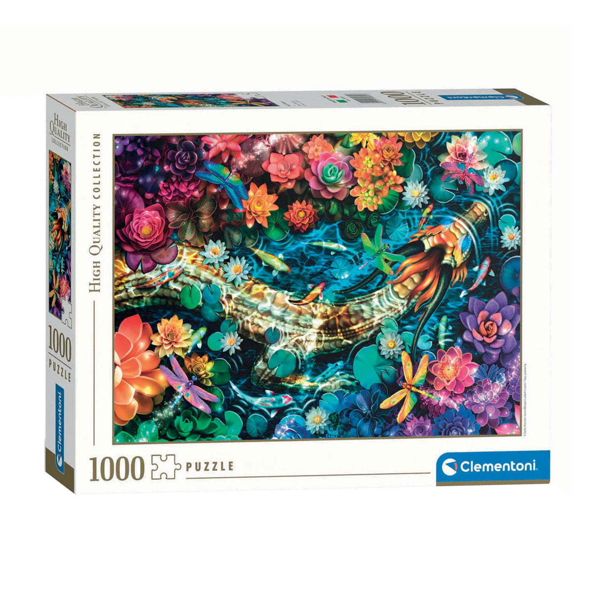 Clementoni Puzzle Kunstwerke Koi-Fluss, 1000 Teile.