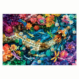 Clementoni Puzzle Kunstwerke Koi-Fluss, 1000 Teile.