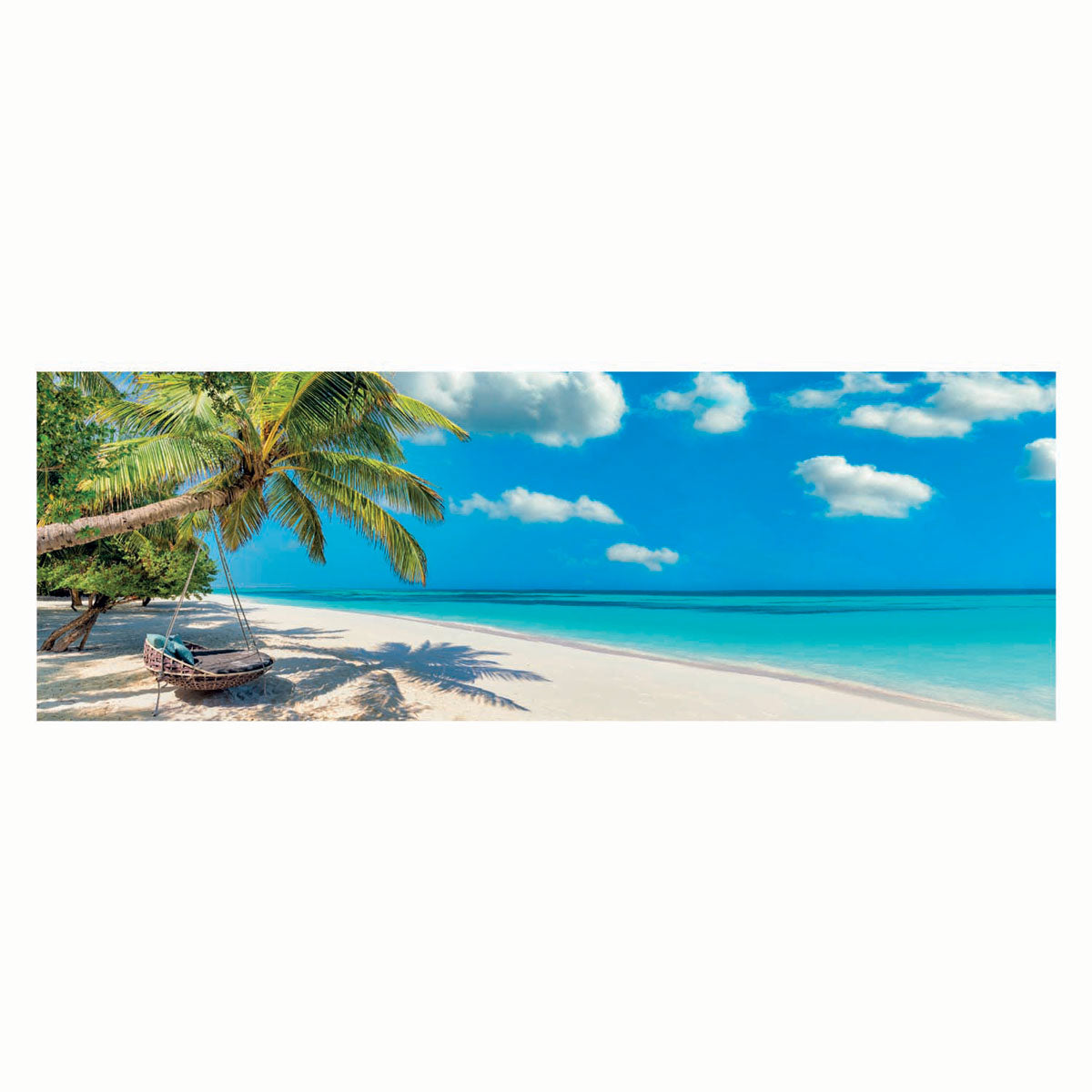 Clementoni Panorama-Puzzle „Schaukelt am Meer“, 1000 Teile.