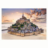 Clementoni – Puzzle – 1500 Teile – Mont Saint-Michel Rising – Puzzle für Erwachsene – hochwertige Sammlung