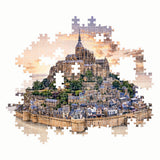 Clementoni – Puzzle – 1500 Teile – Mont Saint-Michel Rising – Puzzle für Erwachsene – hochwertige Sammlung