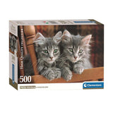 Clementoni Puzzle Kätzchen, 500 Teile.
