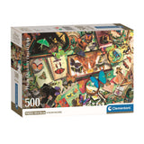 Clementoni-Puzzle Der Schmetterlingssammler, 500 Teile.