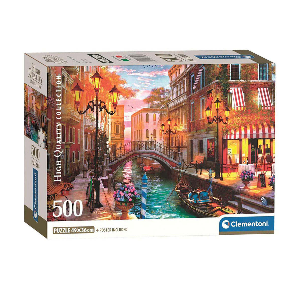 Clementoni Puzzle Sonnenuntergang Venedig, 500 Teile.