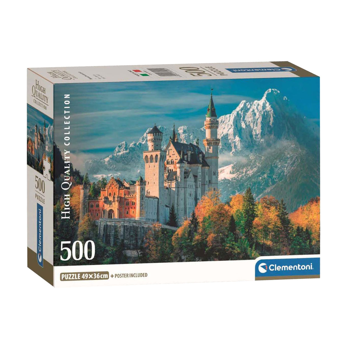 Clementoni Puzzle Schloss Neuschwanstein, 500 Teile.