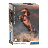 Clementoni Puzzle wilder roter Hengst, 500 Teile.