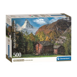 Clementoni Puzzle Charmantes Matterhorn, 500 Teile.