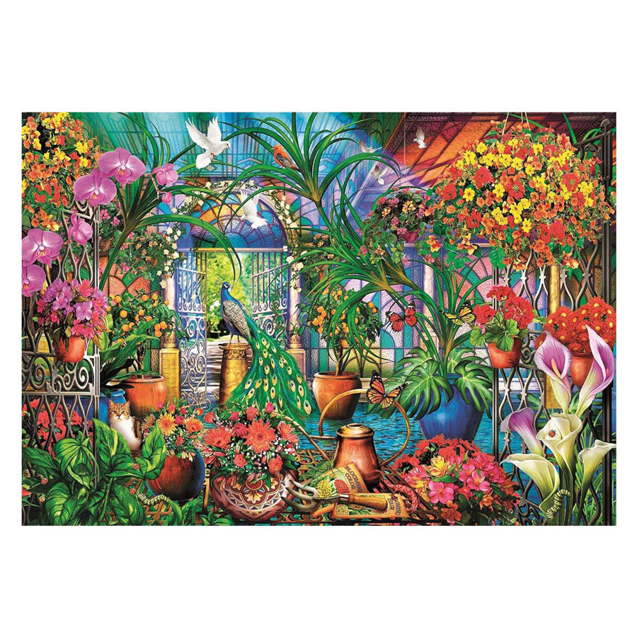 Clementoni-Puzzle „Die Gewächshauswärter“, 500 Teile.