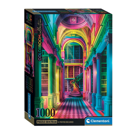 Clementoni Puzzle Colorboom Athenaeum, 1000 Teile.
