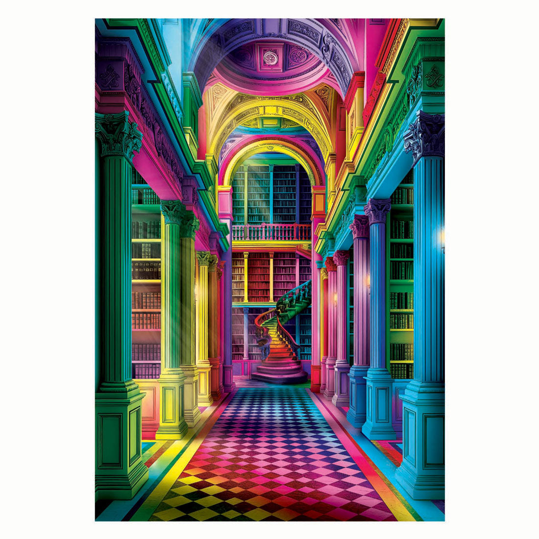 Clementoni Puzzle Colorboom Athenaeum, 1000 Teile.