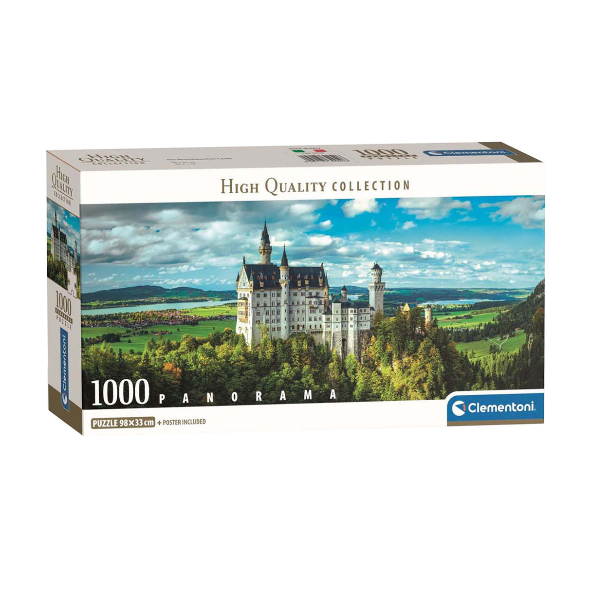Clementoni Puzzle Das Schloss Neuschwanstein, 1000 Teile.