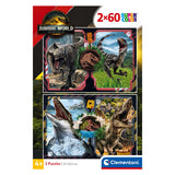 Clementoni Puzzle Jurassic World, 2x60tlg.