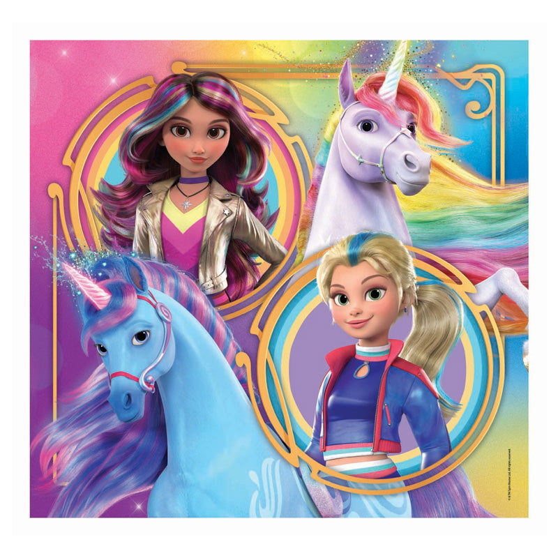 Clementoni Puzzle Einhorn-Akademie - 3x48tlg.