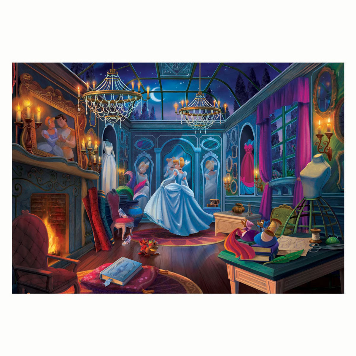Clementoni Puzzle „Cinderella Ever After“ – 500 Teile.