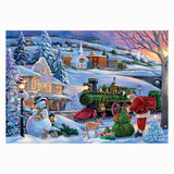 Clementoni Puzzle Weihnachtszug - 500 Teile.