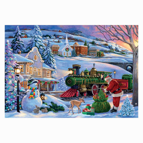 Clementoni Puzzle Weihnachtszug - 500 Teile.