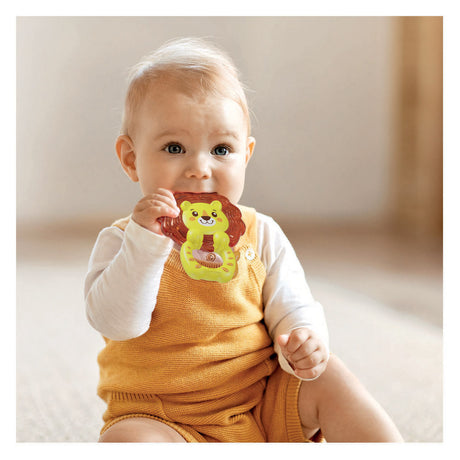 Clementoni baby koelbijtring leeuw