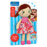 Clementoni baby zachte pluche pop roze lilly