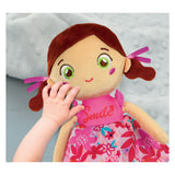 Clementoni baby zachte pluche pop roze lilly