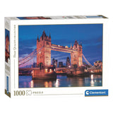 Clementoni Puzzle Tower Bridge bei Nacht – 1000 Teile.