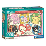 Clementoni-Puzzle „Hallo Kätzchen und Freunde“ – 1000 Teile.