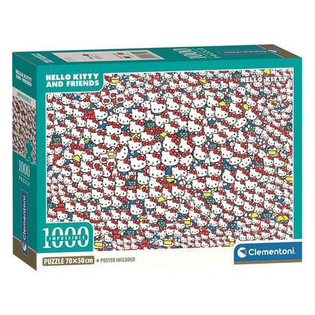 Clementoni Unmögliches Puzzle „Hallo Kitty“ – 1000 Teile.