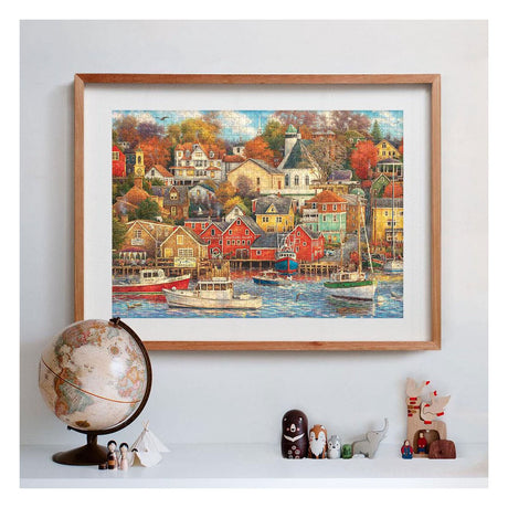 Clementoni-Puzzle „Gute Zeiten Hafen“ – 1500 Teile.