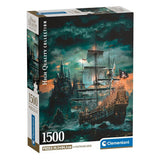 Clementoni-Puzzle „Das Piratenschiff“ – 1500 Teile.