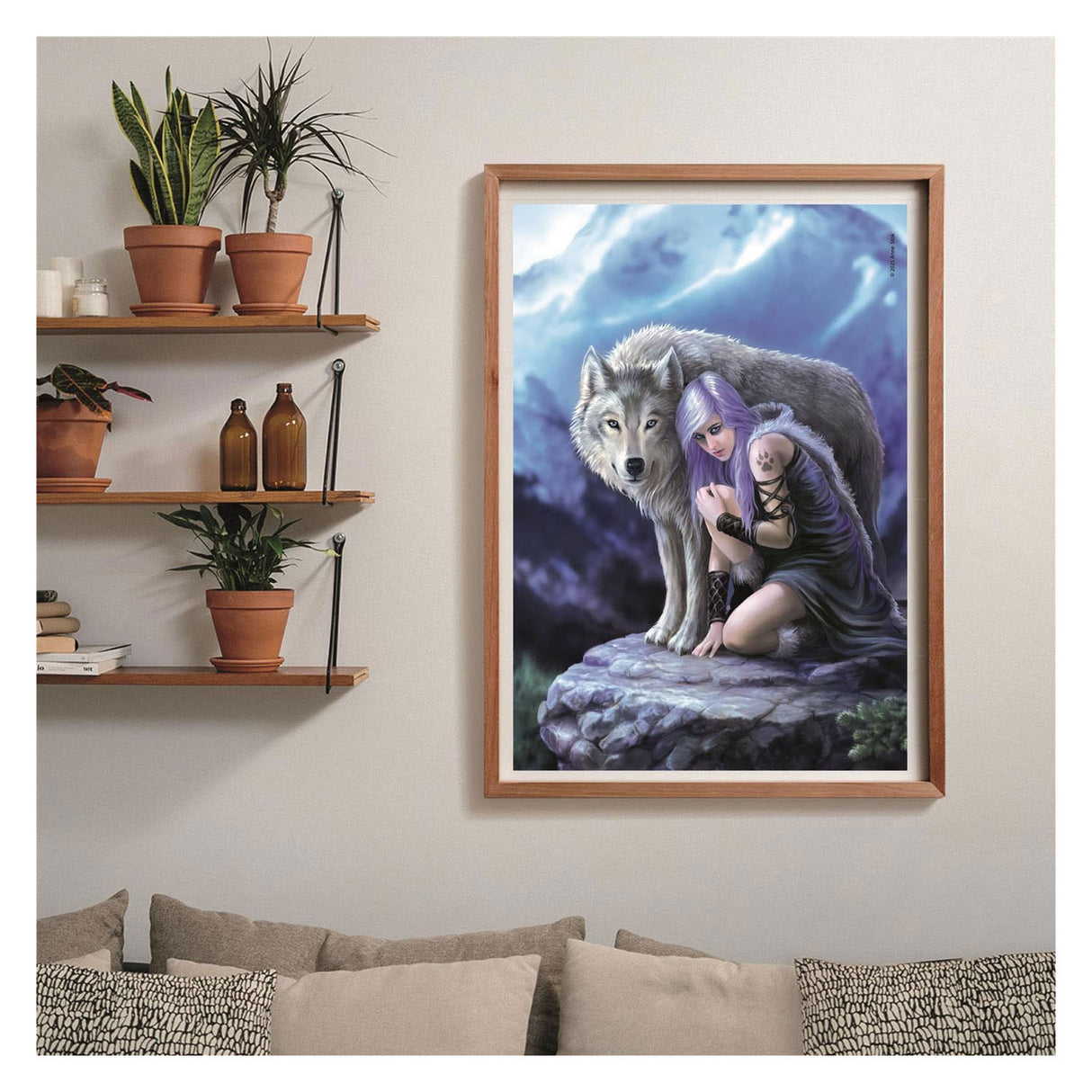 Clementoni Puzzle Anne Stokes Beschützer - 1000 Teile.