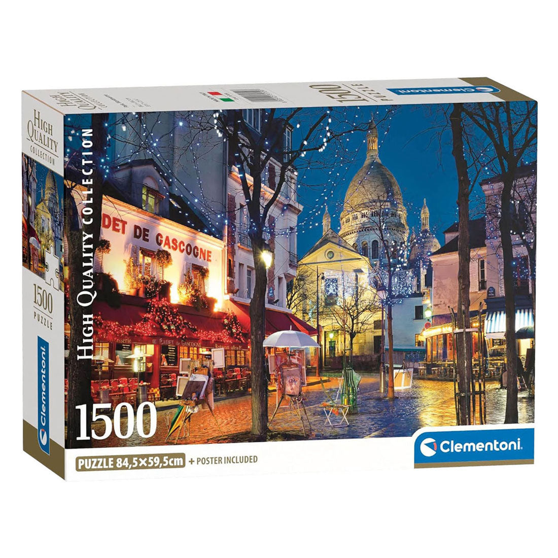 Clementoni-Puzzle Paris Montmartre - 1500 Teile.