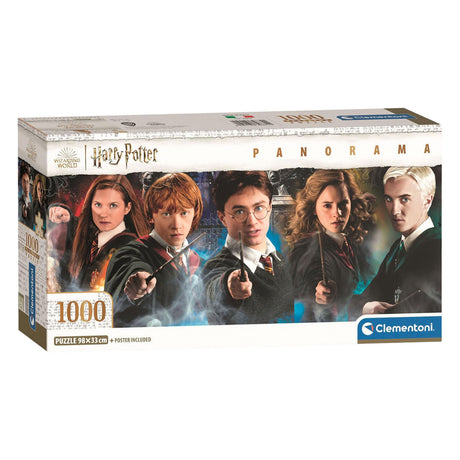 Clementoni - Puzzle - 1000 Teile - Harry Potter Panorama