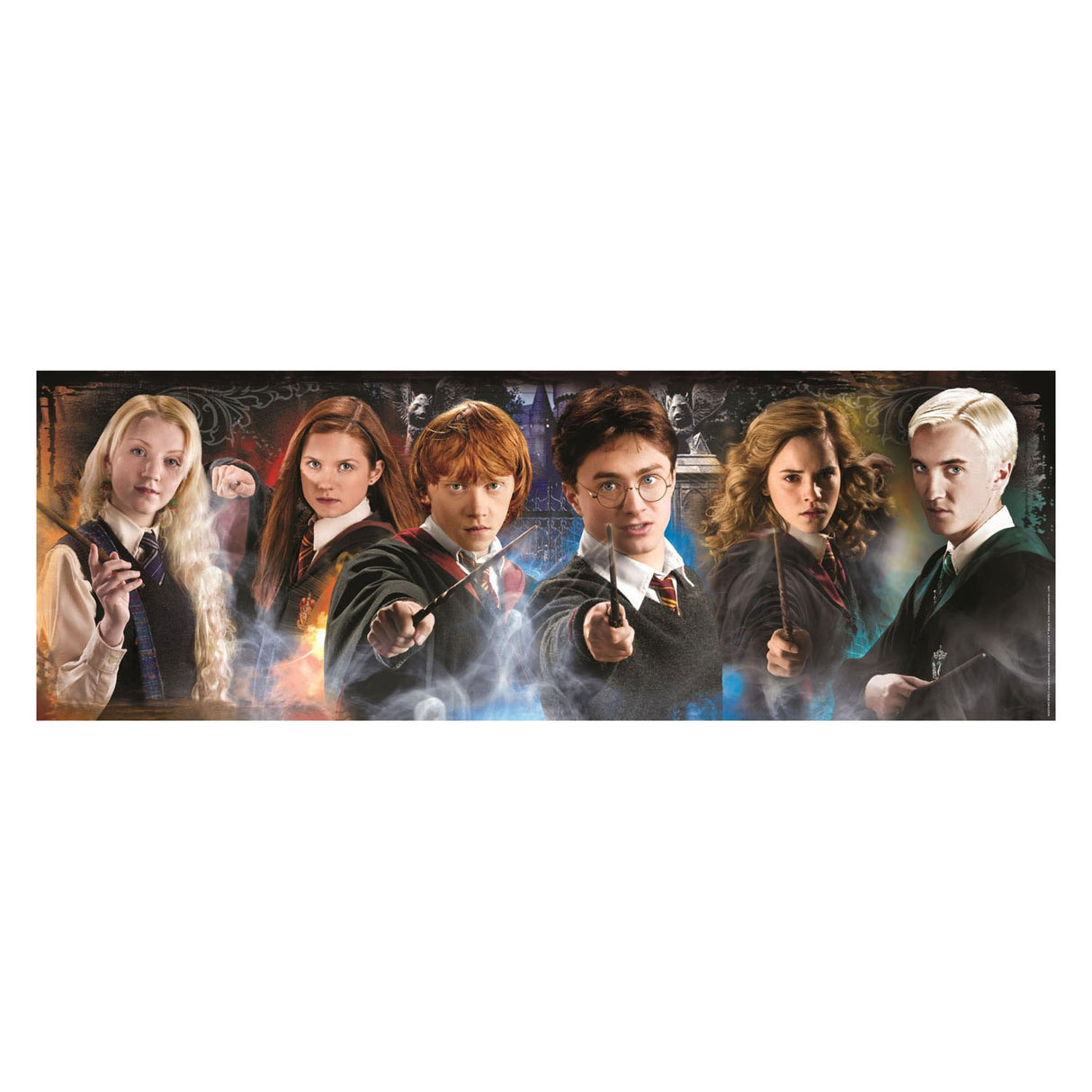 Clementoni - Puzzle - 1000 Teile - Harry Potter Panorama
