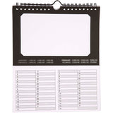 Creativ Company Internationaler Geburtstagskalender, Größe 19x23 cm, Lochgröße 15,3x9,2 cm, 180 g, 5 Stück 1 Box