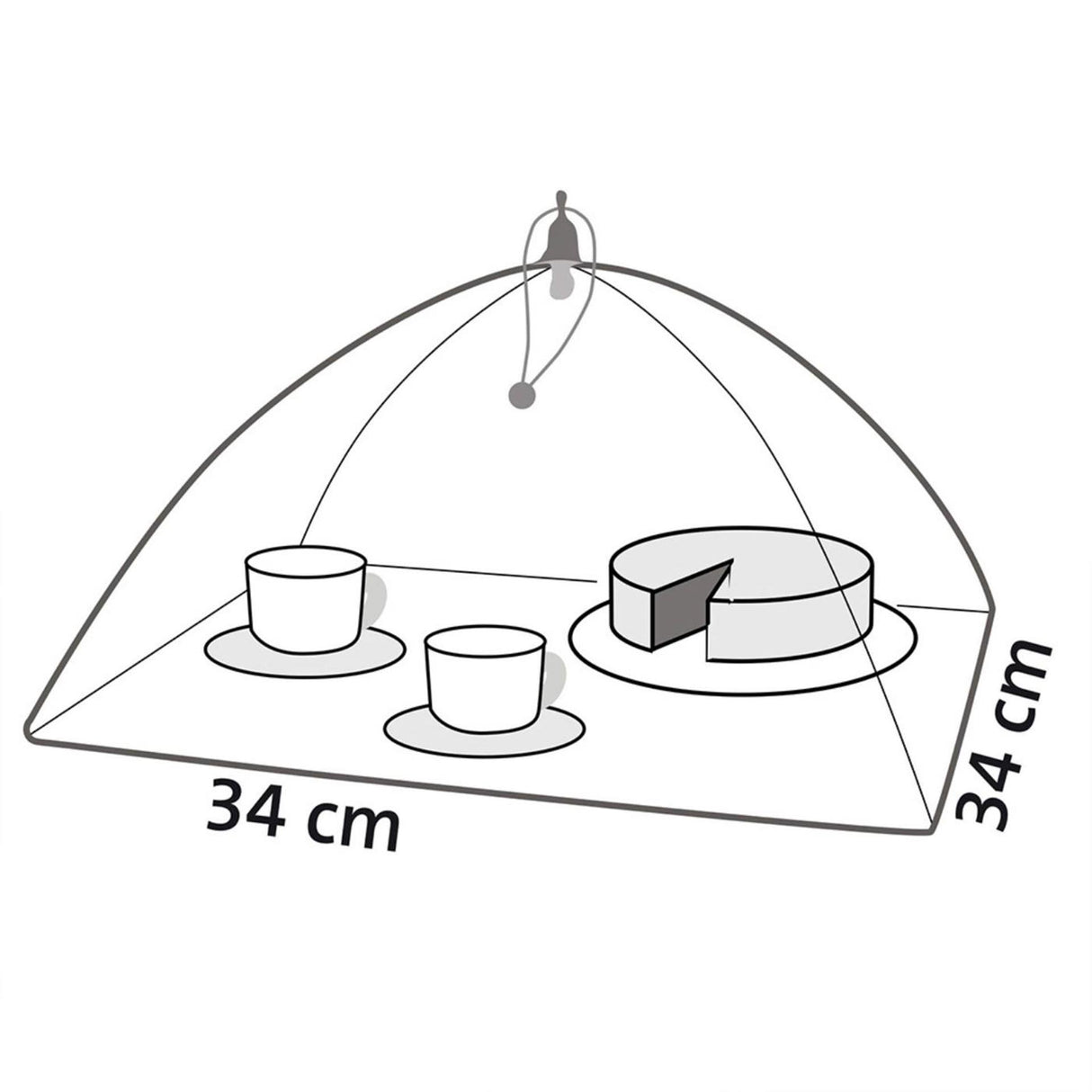 Westmark Fliegenhaube 34x34 cm | 2 Stk