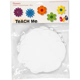 Creativ Company Flowers White, 5x 3st.