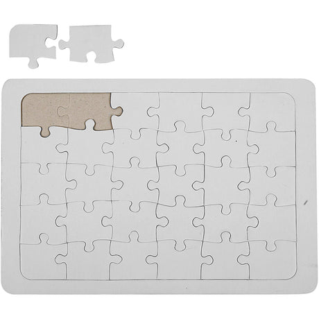 Creativ Firmenpuzzle, Größe 21x30 cm, weiß, 1 Stück