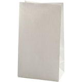 Creativ Company Papiertüten, H: 27 cm, Maße 9x15 cm, 46 g, weiß, 100 Stück 1 Karton