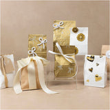 Creativ Company Papiertüten, H: 27 cm, Maße 9x15 cm, 46 g, weiß, 100 Stück 1 Karton
